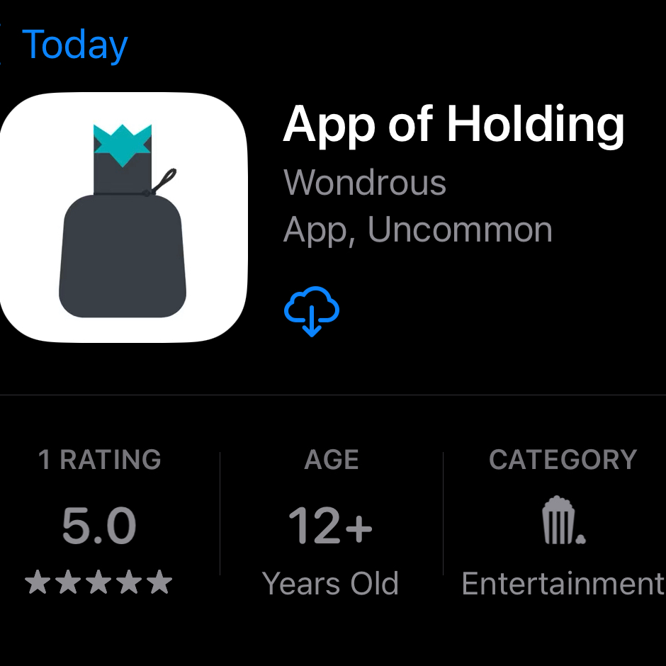 Announcing: App of Holding is now available on iOS