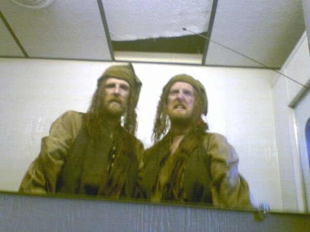 Chris and Mike as Pirates